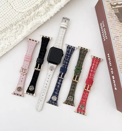 بند اپل واچ مدل گل کاملیا BA1184