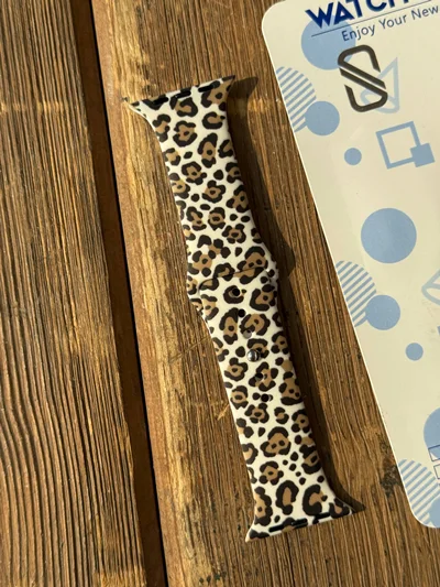 بند اپل واچ مدل سیلیکون پلنگی 1415