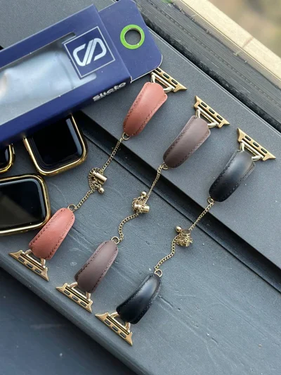 بند اپل واچ مدل چرم گوشواره‌ای BA1175