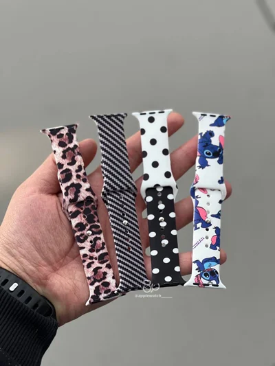 بند اپل واچ مدل سیلیکون طرحدار BA1529