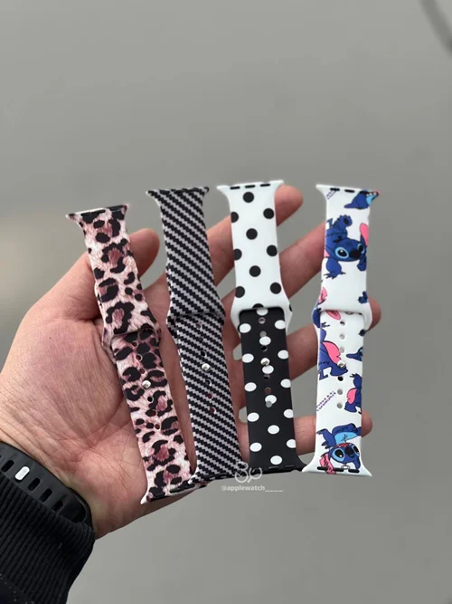 بند اپل واچ مدل سیلیکون طرحدار BA1529