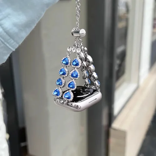 بند اپل واچ مدل Blue diamond گوشواره ای BA1375