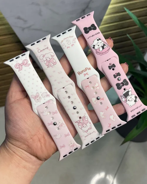 بند اپل واچ مدل سیلیکون طرحدار BA1406