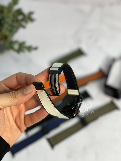 بند اپل واچ مدل silicon لدر BA1201