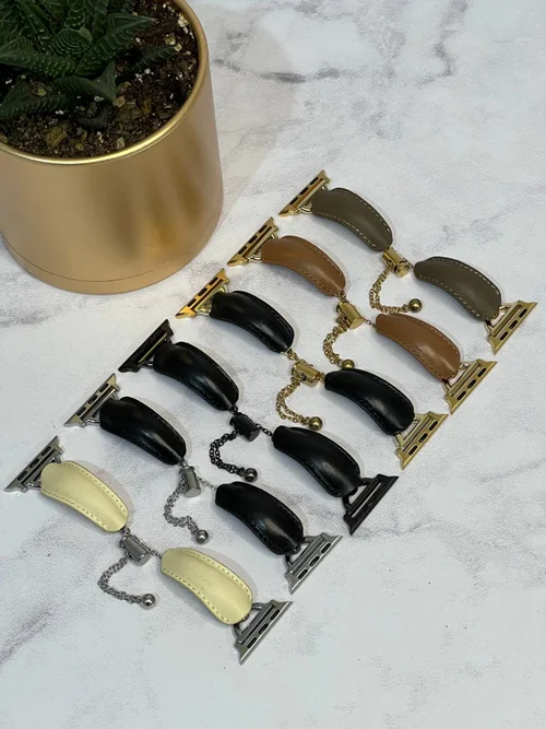 بند اپل واچ مدل چرم گوشواره‌ای BA1175