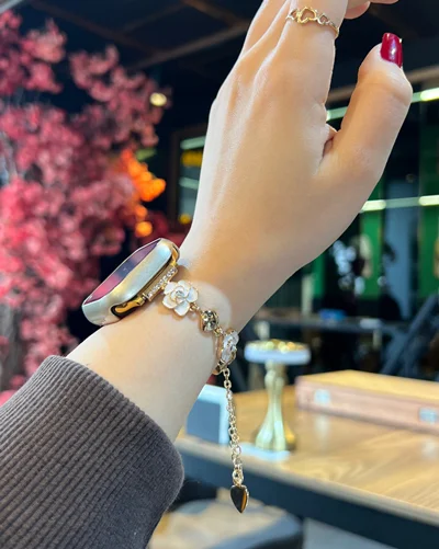 بند اپل واچ مدل گل شنل دستبندی BA1414