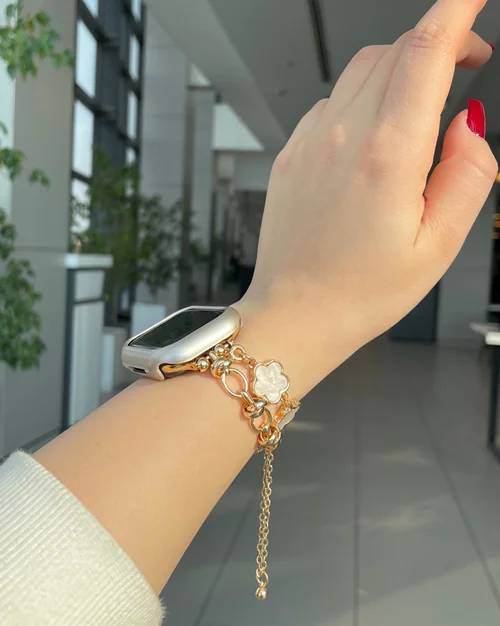 بند اپل واچ مدل گل شاینی دستبندی BA1405